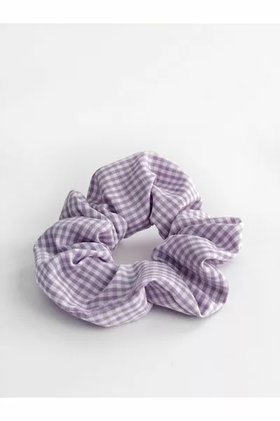7-Piece Gingham Scrunchie Buckle Set in Various Colors