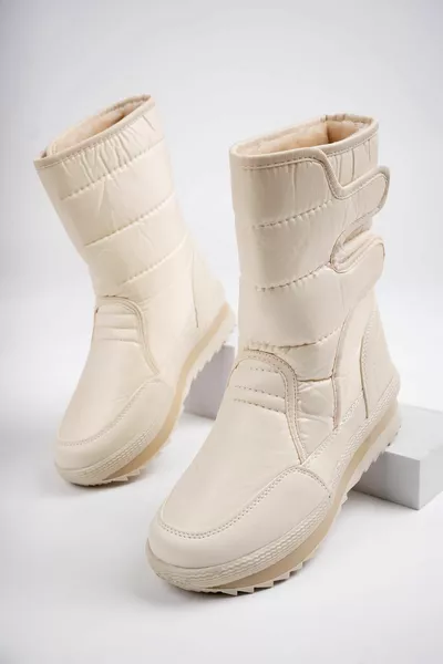 الأرنب مضمونة الأطفال الفراء الفيلكرو المطر وأحذية الثلج