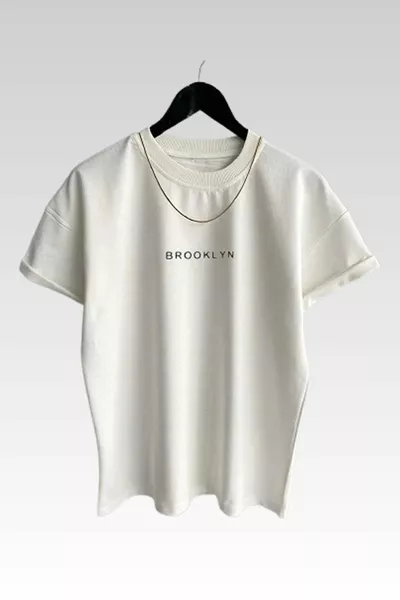 Unisex Brooklyn Printed 3-Pack Coffee-grey-white T-shirt