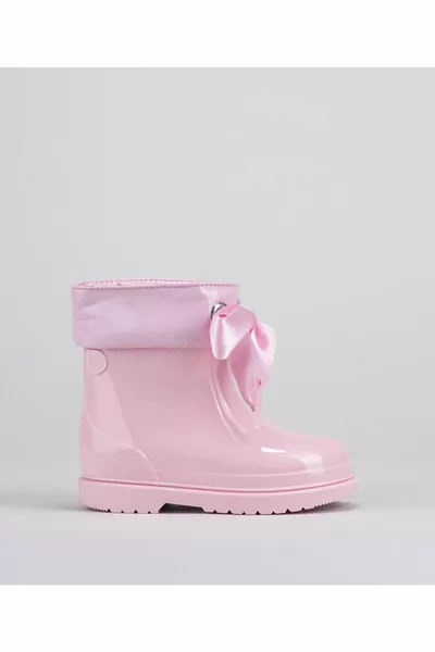  بيمبي لازو بنات أحذية المطر الوردي