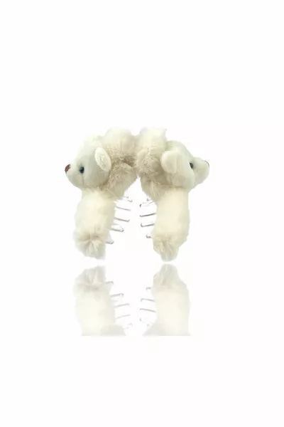 Teddy Bear Plush Latch Clasp Double Sided