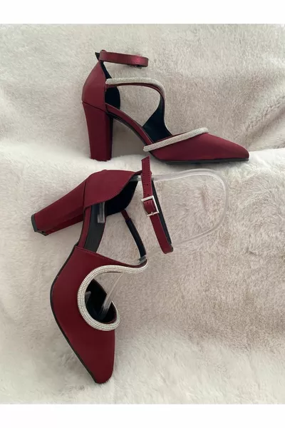 Stone Strap Scarpe da donna con tacco spesso