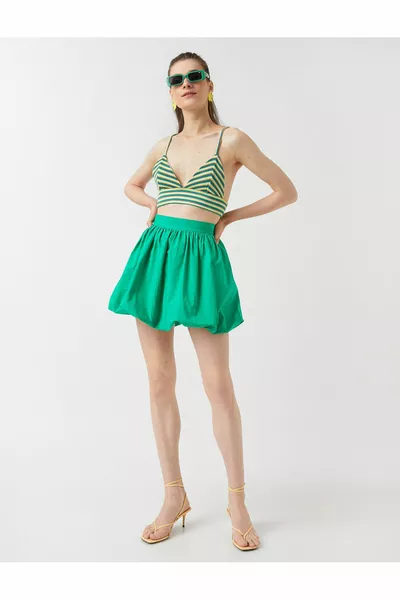 تنورة بالون صغيرة قطن