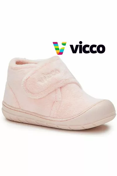 Color Ilk Adım Bebek Ortopedik Çocuk Panduf Spor Ayakkabı Pudra