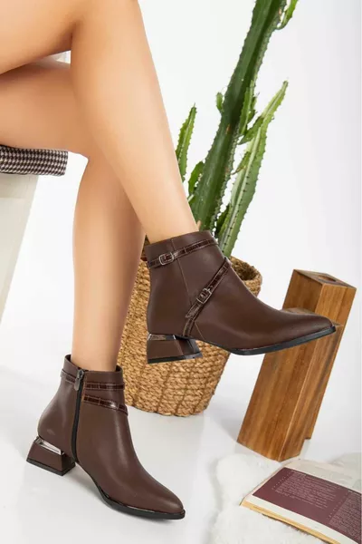 -Cross Здрави дамски ежедневни ботуши Къси токчета 3CM ток