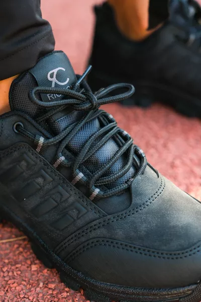 Noir Chaussures de trekking unisexes 