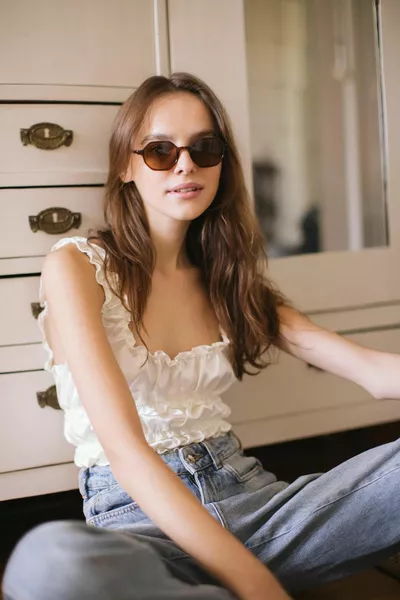 Liam Brown Brown Sunglasses