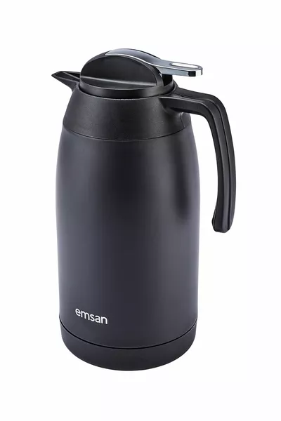 نيو فيجا ترموس أسود غير لامع 2.1 لتر