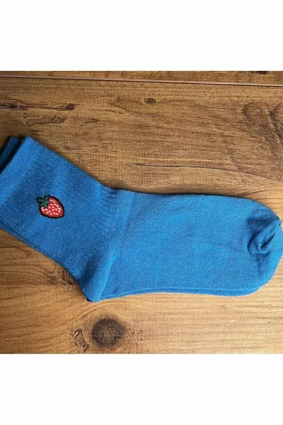 STD 8 Doppelfarbige Fruchtige Naturparfümierte Tennis-/College-Socken Classic