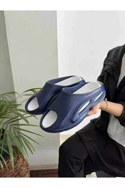 Heren Ultrasoft Orthopedische Antislip Zool Dubbele Kleur Casual Zwembad Strand Zee Sportpantoffels