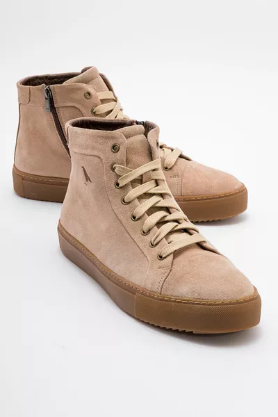 MEN'S LEATHER ANKLE BOOTS