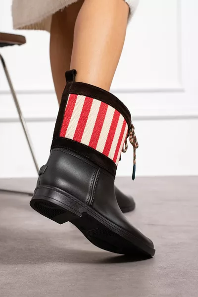 Lova Bottes de pluie rayées pour femmes