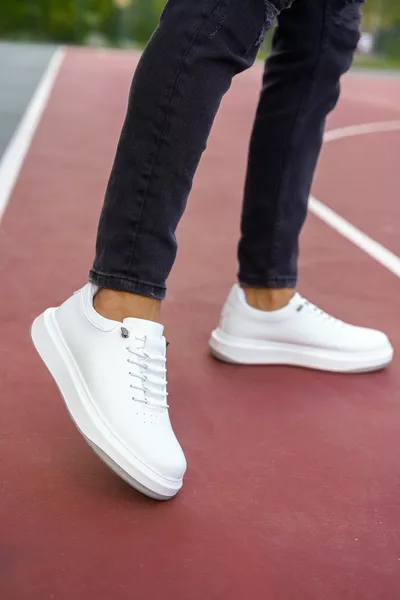 Qhedalvi Erkek Sneaker  Beyaz