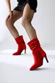 Wilma Red Velvet Сильфон Сапоги на шпильке