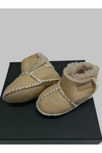 Baby Organic Double Velcro Baby Stiefel Baby Booties Erste Schritt Schuhe - 