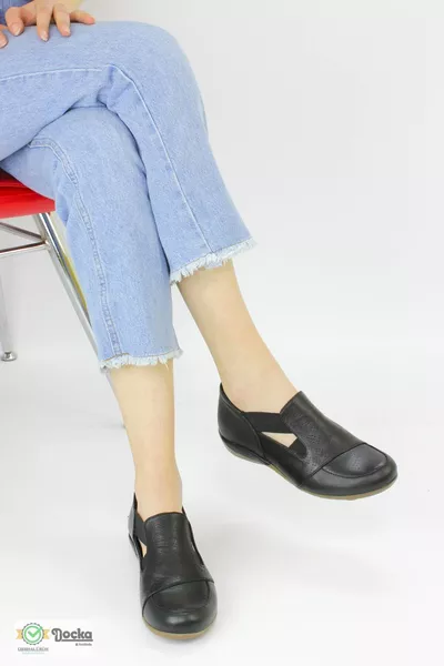 Женская ортопедическая летняя обувь из натуральной кожи без шнурков /YA-MARINA