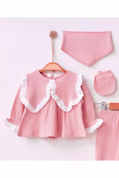 Baby Girl Patient Patient Exit Hospital Dried Rose Newborn Set of 5 0-3 months