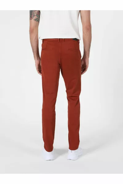 Slim Fit Herrenhose mit mittlerer Taille