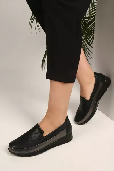 النساء الأسود العظام الأم الباليه أحذية مسطحة أحذية الأم أحذية عارضة أحذية كلاسيكية