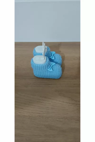 Gebreide Bow Baby Laarsjes