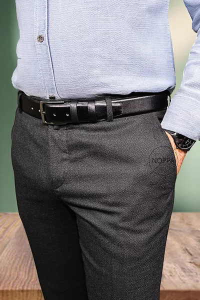 جلد طبيعي الرجال الكلاسيكية حزام 3.5 سنتيمتر الكلاسيكية السراويل بدلة الجلود حزام أسود