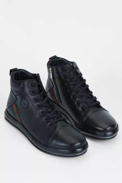 تامر تانكا جزمة كاجوال رجالي جلد طبيعي   حذاء إرك /