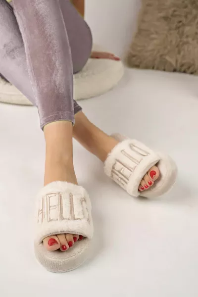 Modafrato Hello Pantofole da Casa Donna Pantofole Invernali in Lana