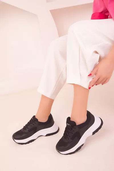 Zwarte dames sneakers 