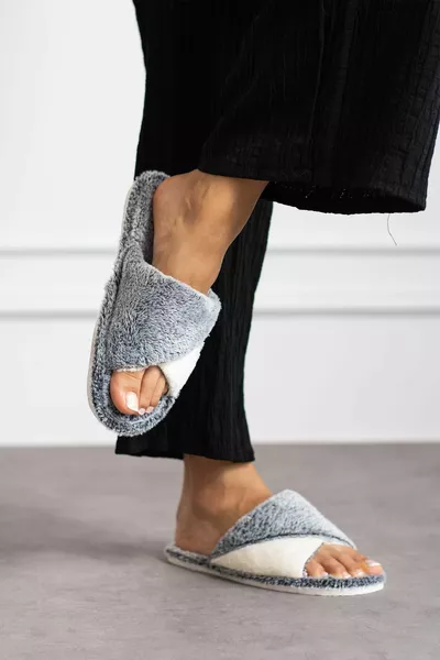 Modafrato BELLA Cross Pantofole da Casa Donna Pantofole Invernali Silent Sole