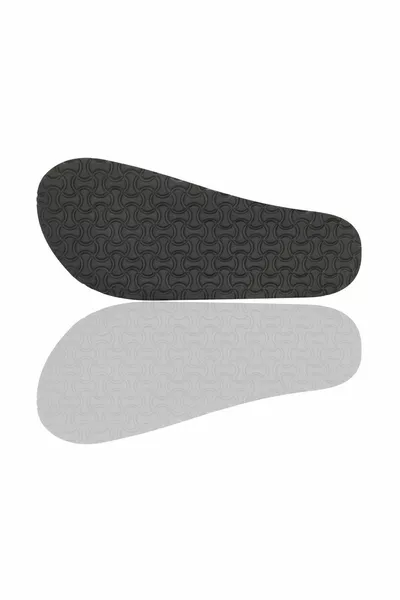 Tw الباردة السوداء الرجال منزل النعال