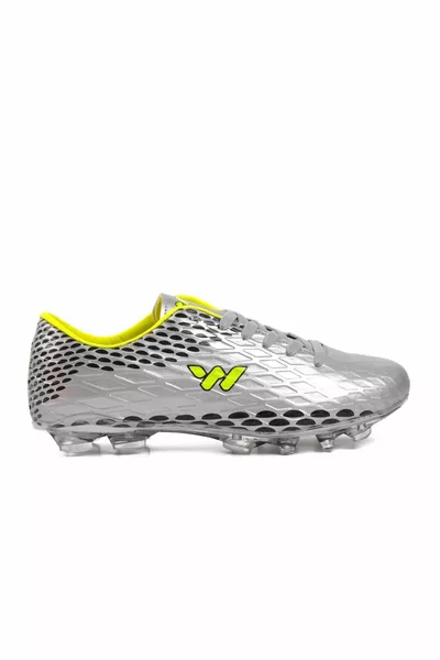 Victor-g Unisex-Fußballschuhe mit Schnürung in Silber