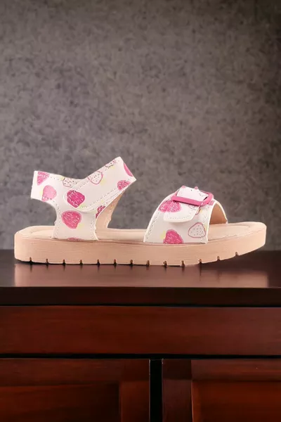 Sandales Filles Imprimées Rose