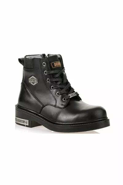 Leather Black Men's Boots ds