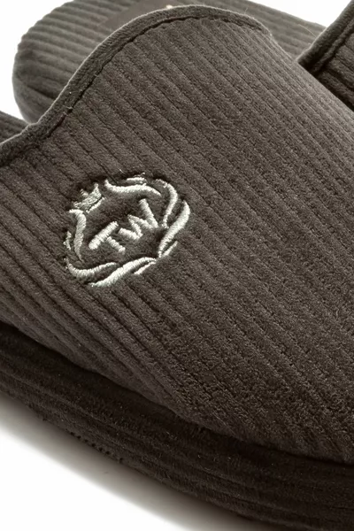 Pantofole da casa da uomo con tentoni nere /