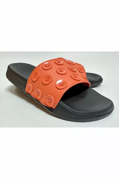 Anatomische Enige Knoop Gedetailleerde Zachte Plastic Extra Lichte Vrouwen Pool Zee Strand Huis en Straat Slippers