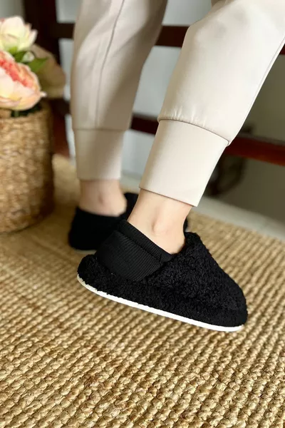 Дамски еластични плюшени ботуши Panduf 