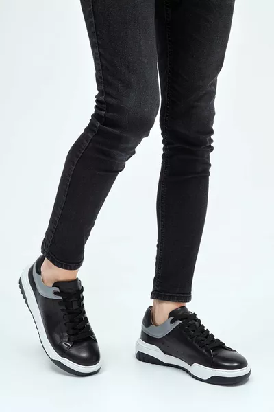 Baskets et baskets en cuir homme   Erk Ayk 