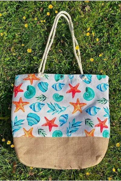 حقيبة شاطئ صدف