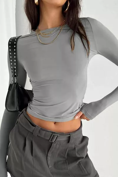 Body a maniche lunghe Crew Neck Basic