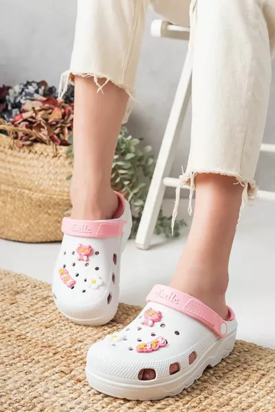 المرأة شاطئ البحر كوك طبيب ممرضة مستشفى سابو كونفورت صنادل عارضة النعال