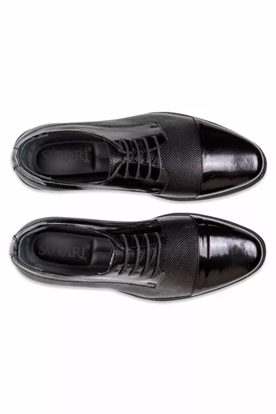 براءات الاختراع الجلود لامعة بدلة الأحذية الكلاسيكية