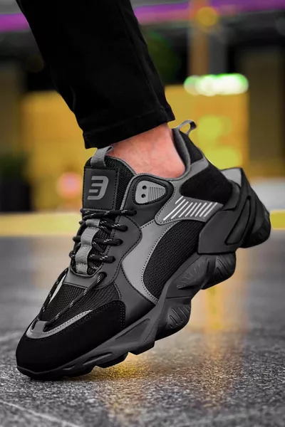 DS Floki Black Men's Sneakers