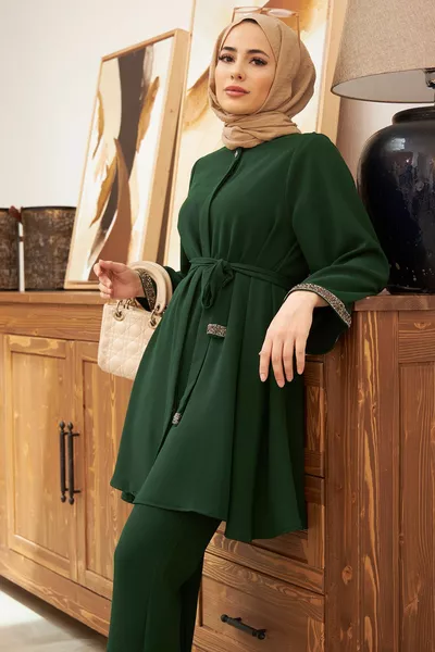 Испанские брюки Туника - Изумруд