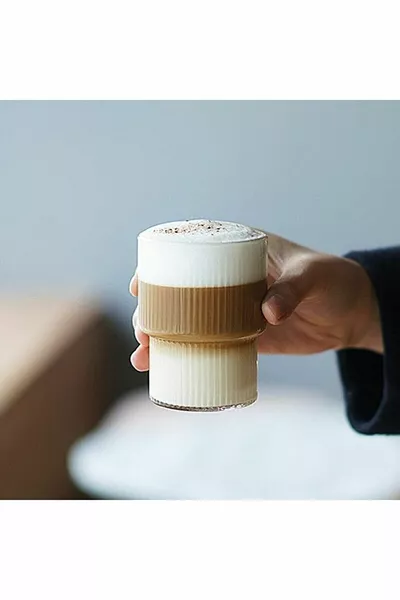 Glass Origami Style Transparent Heat Resistant Borosilicate Cup 1 Pcs