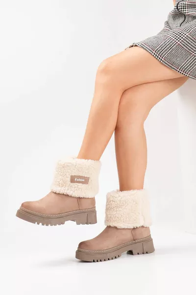 Bottes Femme Mink Suede Fur