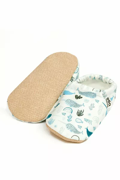 Non-Slip Sole Unicorn Fish Baby Booties, House Boots Slippers Nursery Shoes Panduf