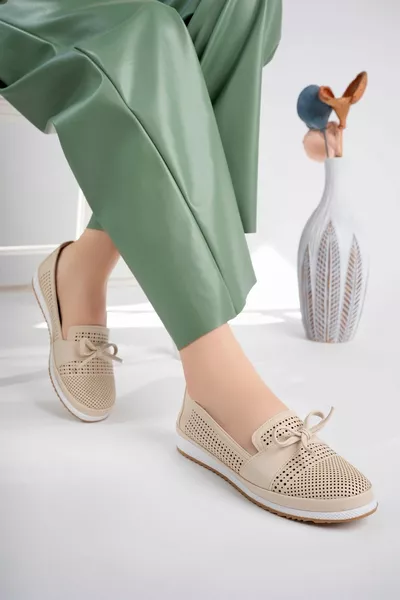 Volledige Orthopedische Schoenen Mom Schoenen Casual Schoenen Klassieke Schoenen Crème