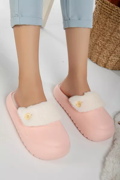 إيفا سوليد لينة صامتة انفصال الفراء الشتاء البيت النعال