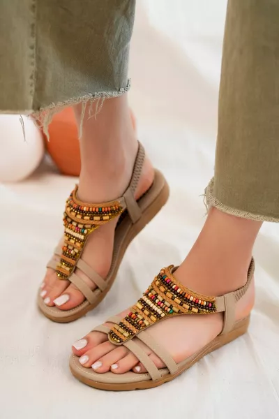 Rosa Anatomic Fashion Stone Sandali Casual Da Donna