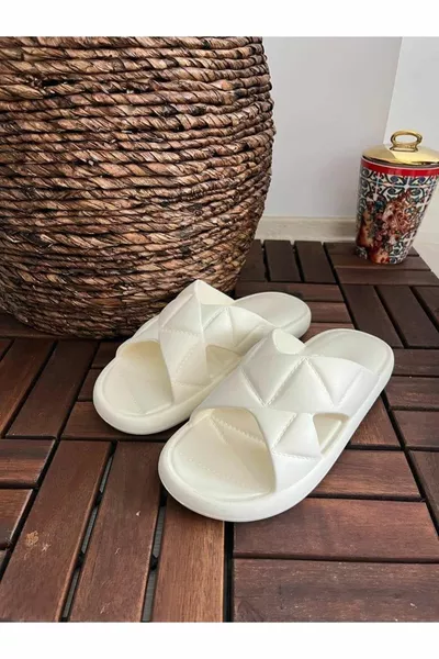 Hommes Mode Croix Glisser Pantoufles Plage Piscine Plage Mer Nouvelle Saison